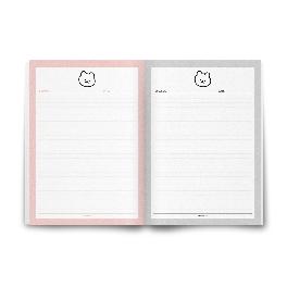 Half line note with a siot bear without bond and detachable per page (Forest)