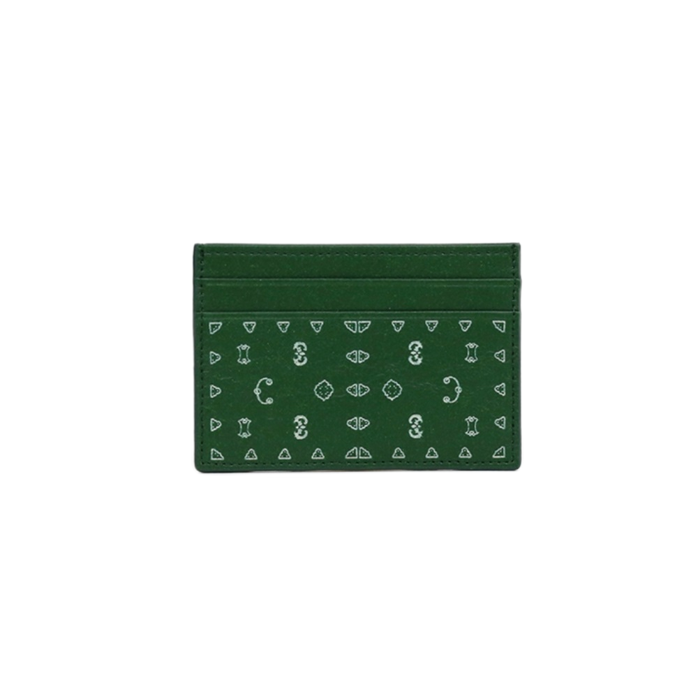 a feldspar-pattern wallet - GREEN