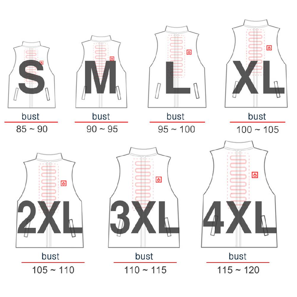 Xylo Heated Vest JC-3012C USB Electric Heated