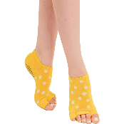Pilates&Yoga Socks, Open Toe Dot
