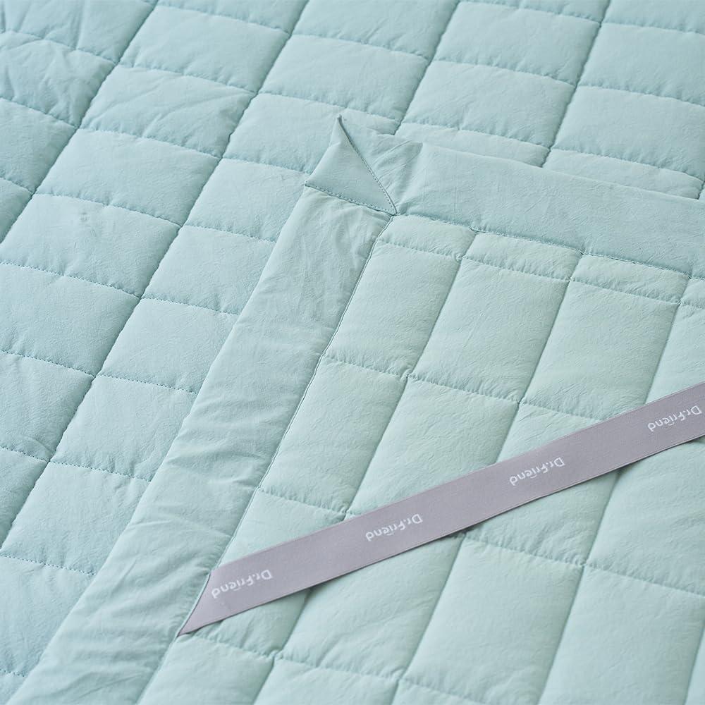 Dr.Friend New Quilted Zero Electromagnetic Waves Bed Pad (Single / Mint)
