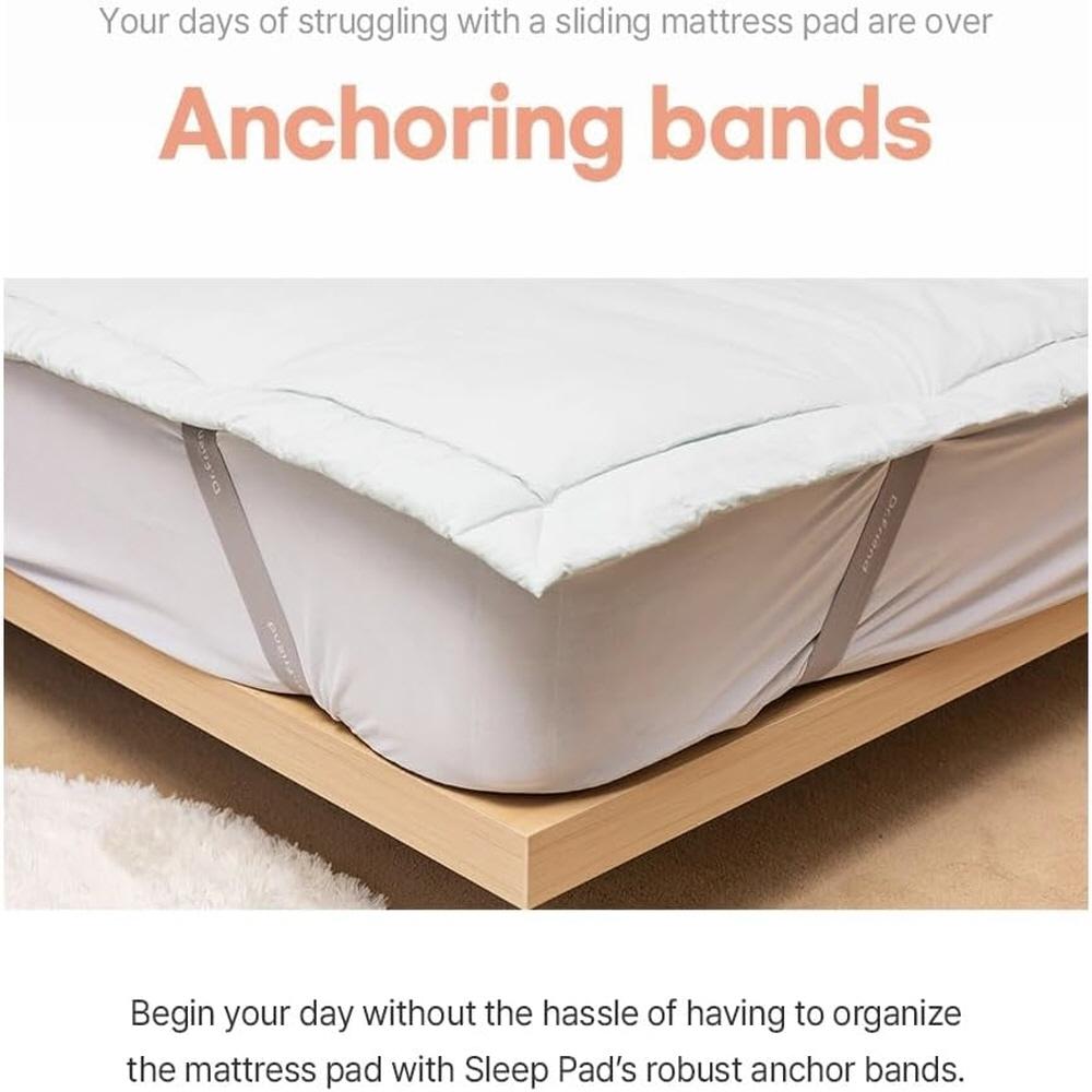 Dr.Friend New Quilted Zero Electromagnetic Waves Bed Pad (Single / Mint)