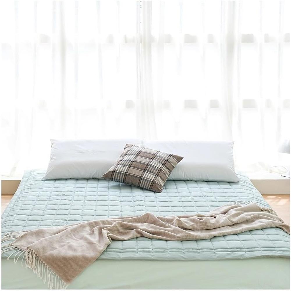 Dr.Friend New Quilted Zero Electromagnetic Waves Bed Pad (Single / Mint)