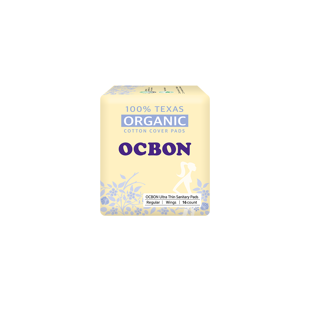 OCBON Ultra-Thin Organic Cotton Sanitary Pad